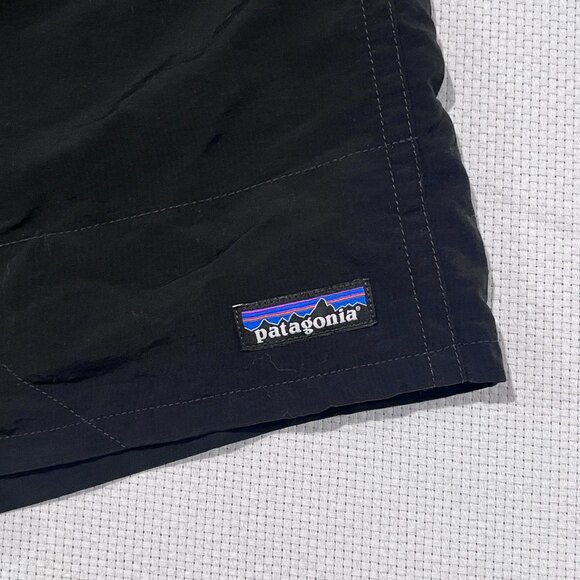 PATAGONIA Baggies 6” Inseam Swim Trunks Shorts Men XL Black W Mesh Liner Pocket - Picture 2 of 6